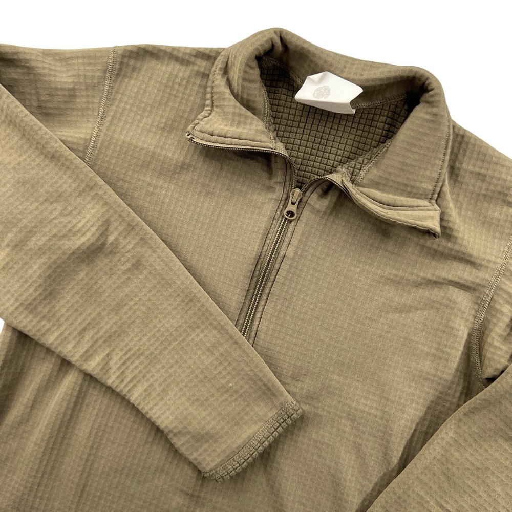 Peckham Shirt Mid Weight Cold Weather Gen III Men S Waffle Grid Fleece Military